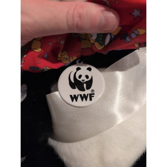 Vintage Build a Bear Workshop WWF Giant Panda Plush Stuffed Animal Birthday Bear - Picture 5 of 7